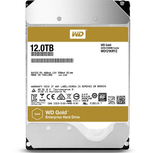 WD 12TB Gold 7200 rpm SATA III 3.5" Internal Datacenter HDD