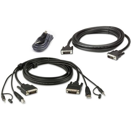 ATEN 6' Dual Display DVI-D Secure KVM Cable Kit, ATEN, 6', Dual, Display, DVI-D, Secure, KVM, Cable, Kit