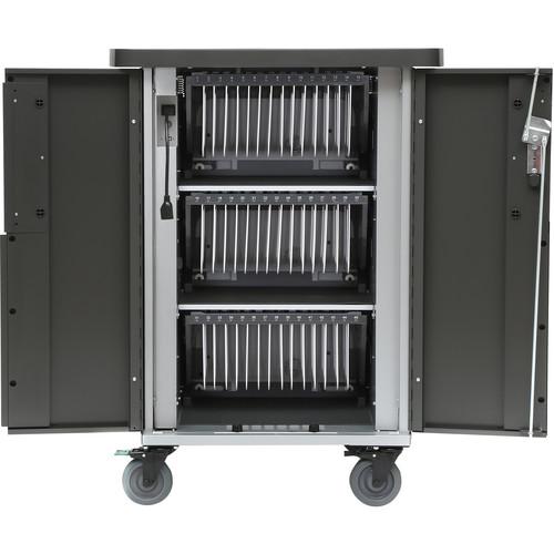 Bretford EVER Cart T45 Mobile 45-Device USB Charging Cart with 180° Back Panel