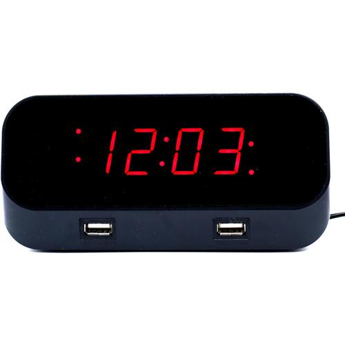 Bush Baby Alarm Clock with 1080p Covert Wi-Fi Camera