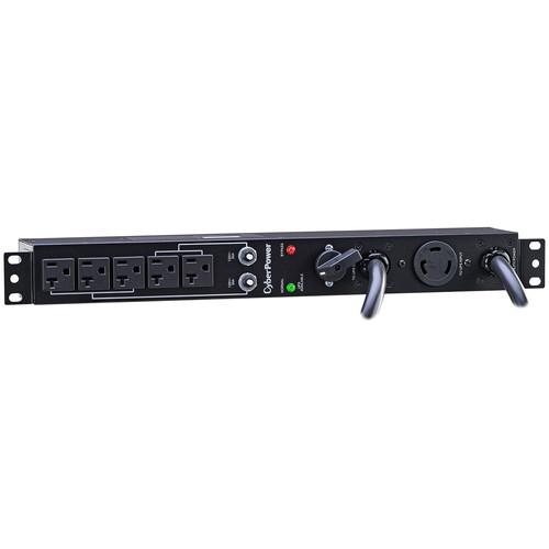 CyberPower Maintenance Bypass PDU 30 24A 100-120VAC 2 NEMA L5-30P 5 NEMA 5-20R