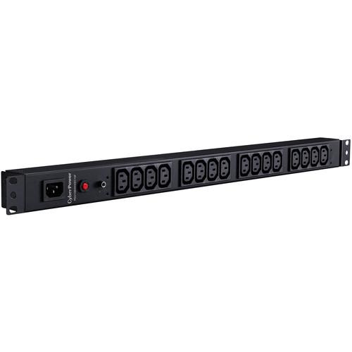 CyberPower PDU8A 200-230 50 60Hz IEC-320 C14 Plug, 16 IEC-320 C13 Front, Rackmount OU, 10