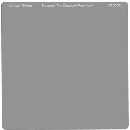 Lindsey Optics 4 x 4" Brilliant-Pol Circular Polarizer with Anti-Reflection Coating