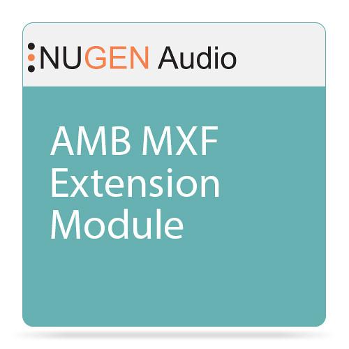 NuGen Audio AMB MXF Extension Module - Native Processing of PCM Audio in MXF Wrappers