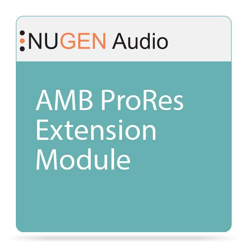 NuGen Audio AMB ProRes Extension Module - Native Processing of PCM Audio in ProRes or MOV Files
