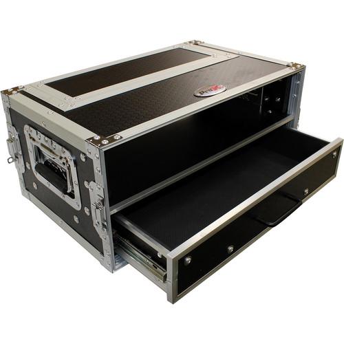 ProX 2-RU Rack Case with 2-RU Rack Drawer