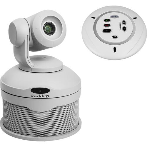 Vaddio ConferenceSHOT AV PTZ Camera with Conferencing Speaker and Table Mic