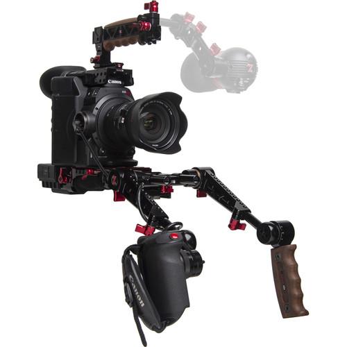 Zacuto EVF Recoil Pro with Dual Trigger Grips for Canon C300 Mark II