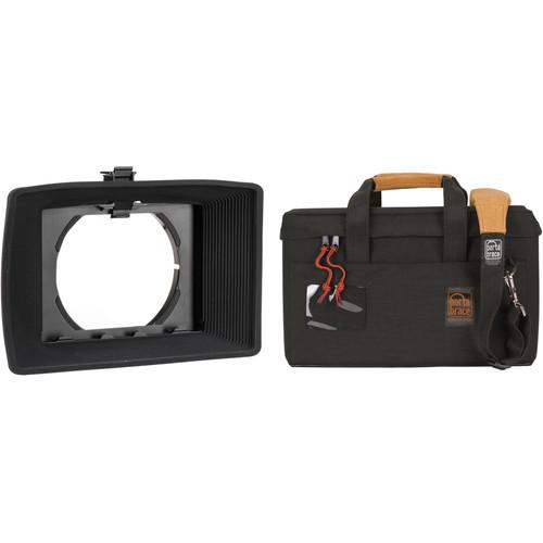 Bright Tangerine Misfit Atom 4x5.65" 4x4" Ultra Lightweight 2-Stage Clip-On Matte Box Kit with Matte Box Soft Case