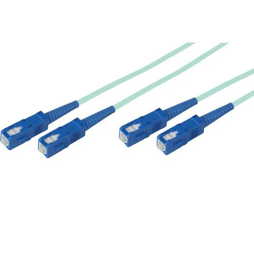 Camplex Duplex SC to Duplex SC Multimode Fiber Optic Patch Cable