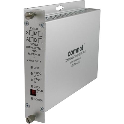 COMNET Single Mode 10-Bit Digital Bi-Directional Video Transmitter Bi-Directional Data Transceiver