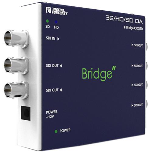 DIGITAL FORECAST Bridge Mini 3G HD SD-SDI & ASI 1x6 Distribution Amplifier with Reclocking