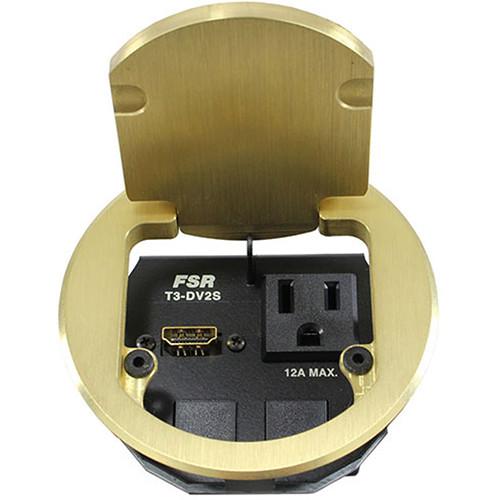 FSR T3-DV2S 3.5" HDMI Round Table Box
