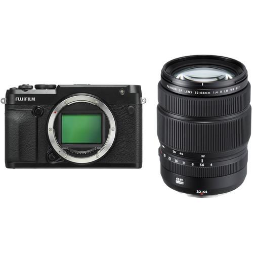 FUJIFILM GFX 50R Medium Format Mirrorless Camera with 32-64mm Lens Kit
