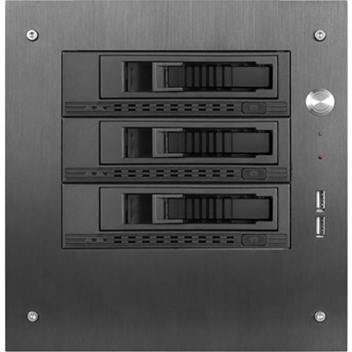 iStarUSA Compact Stylish 3x 3.5" Hotswap mini-ITX Tower