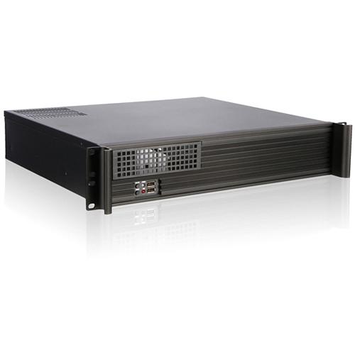 iStarUSA D-213-MATX 2 RU Compact Rackmount microATX Chassis & 350W PS3 Size ATX 12V Switching Power Supply