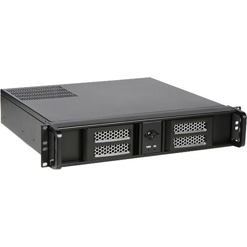 iStarUSA D-213ASE-MATX 2 RU Compact Aluminum microATX Rackmount Chassis with 700W Power Supply