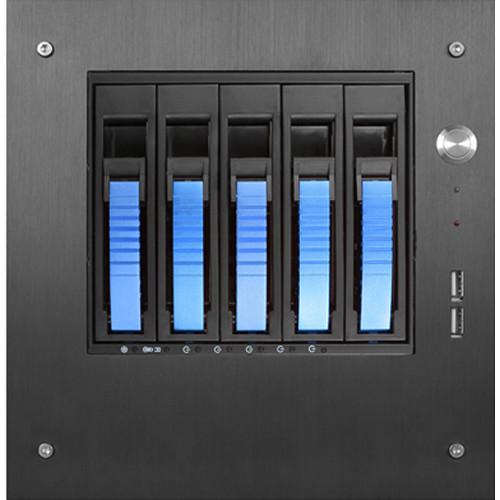 iStarUSA S-35-B5SA Compact Stylish 5x 3.5" Hotswap mini-ITX Tower