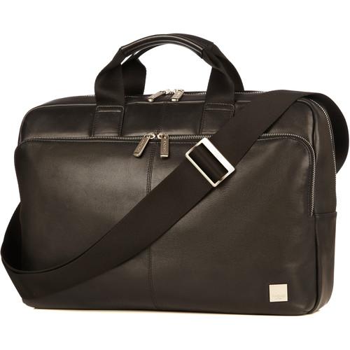 KNOMO USA Newbury Leather Briefcase for