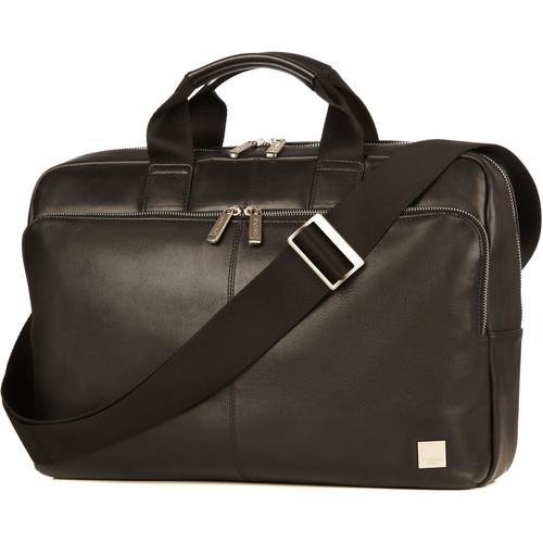 KNOMO USA Newbury Leather Briefcase for 15" Laptop