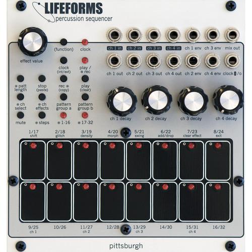 Pittsburgh Modular Lifeforms Percussion Sequencer - Four-Channel Programmable Drum Controller - Eurorack Module