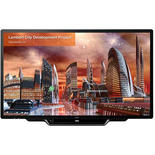 Sharp 80" AQUOS Board Interactive Display with 30-Point Multi-Touch Screen and Edge to Edge Glass