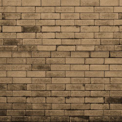 Westcott Brick Wall Art Canvas Backdrop with Hook-and-Loop Attachment