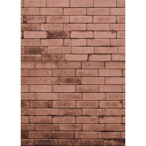 Westcott Brick Wall Matte Vinyl Backdrop with Hook-and-Loop Attachment