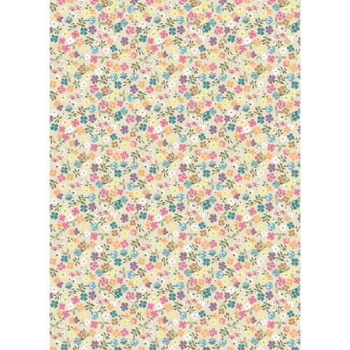 Westcott Spring Flowers Matte Vinyl Backdrop with Grommets