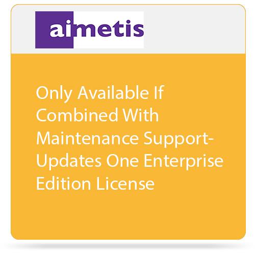 aimetis One Symphony 7 Enterprise Edition License Update to Latest Software Version