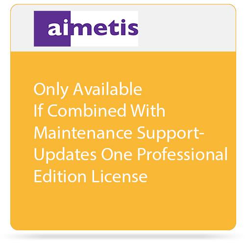aimetis One Symphony 7 Professional Edition License Update to Latest Software Version