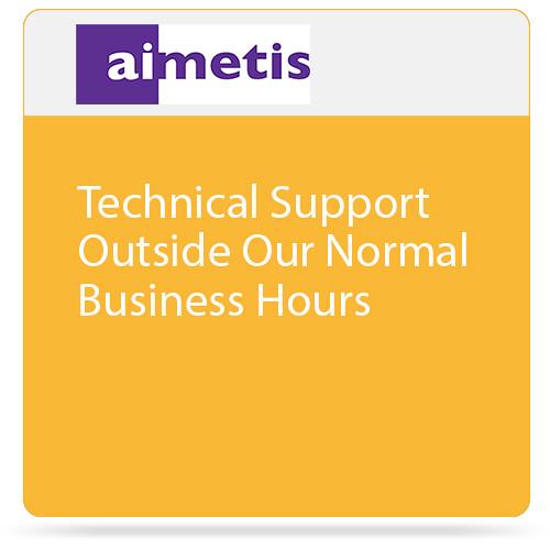 aimetis Technical Support Outside Normal Business Hours