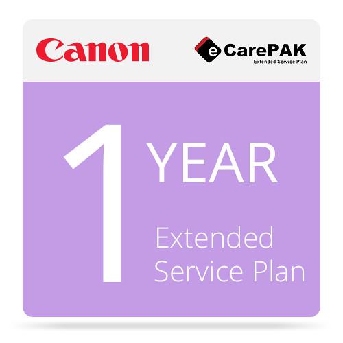 Canon 1-Year eCarePAK Extended Service Plan
