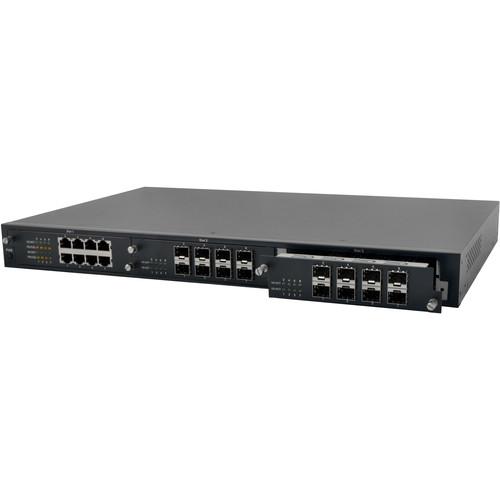 COMNET 8-Port 100Mbps Ethernet Switch Module with SFP Receptacles