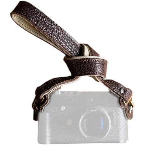 HoldFast Gear 38" Maven Classic American Bison Leather Camera Strap with Hooks & Pads
