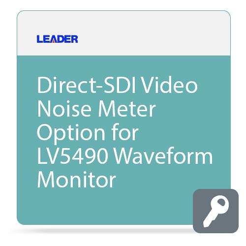 Leader Direct-SDI Video Noise Meter Option for LV5490 Waveform Monitor