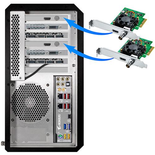 NextComputing Stereoscopic 3D 4K SDI Output PCI Express Cards for Radius Live System