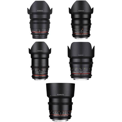Rokinon Cine DS 5 Lens Kit with Sony E-Mount