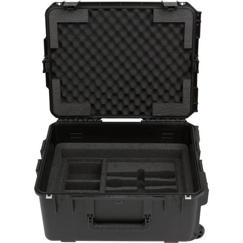 SKB iSeries Injection Molded for 4-Wireless with 2U Fly Rack with Wheels