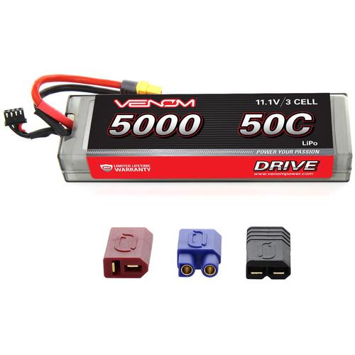 Venom Group Venom 50C 3S 5000mAh 11.1V Lipo Battery With Universal Plug System