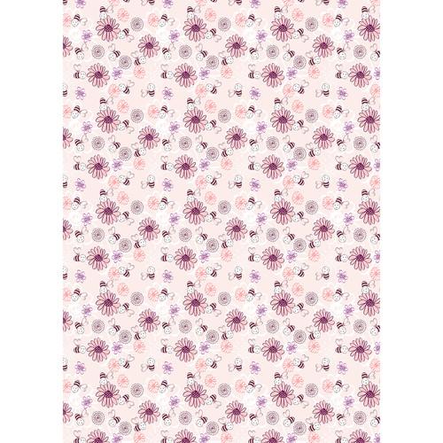 Westcott Buzzy Bee Art Canvas Backdrop with Grommets