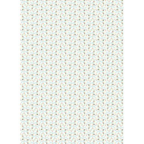 Westcott Detailed Flowers Matte Vinyl Backdrop with Grommets