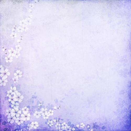 Westcott Floral Watercolor Matte Vinyl Backdrop with Hook-and-Loop Attachment