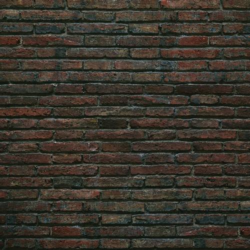 Westcott Grungy Brick Wall Art Canvas Backdrop with Hook-and-Loop Attachment