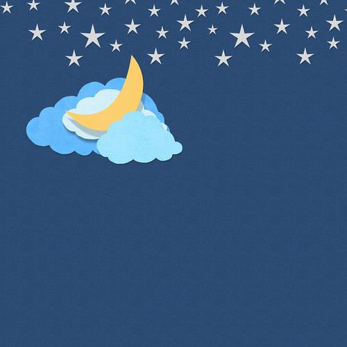 Westcott Nighttime Denim Matte Vinyl Backdrop with Hook-and-Loop Attachment