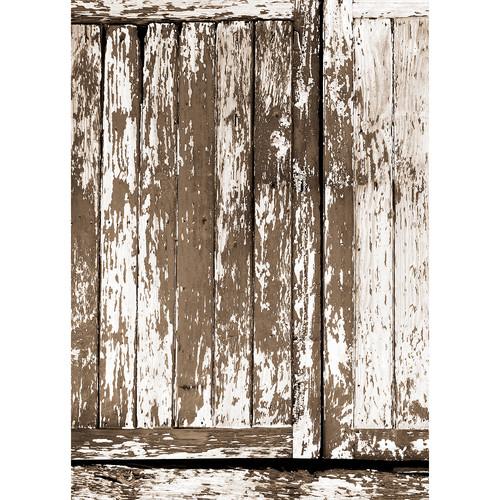 Westcott Rustic Wood Panel Art Canvas Backdrop with Grommets