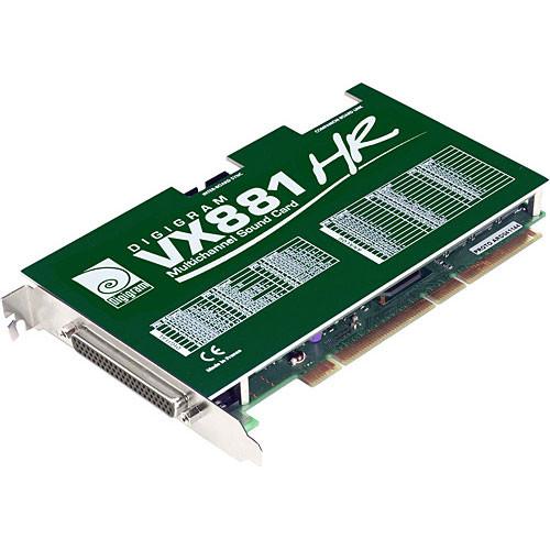 Digigram VX881HR - 8-Channel Digital Input Output, 24-Bit 192kHz PCI Sound Card - Windows