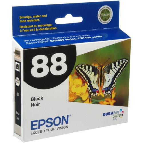 Epson 88 Moderate-Capacity Black Ink Cartridge