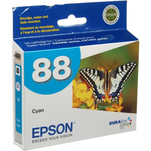 Epson 88 Moderate-Capacity Cyan Ink Cartridge