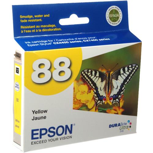 Epson 88 Moderate-Capacity Yellow Ink Cartridge